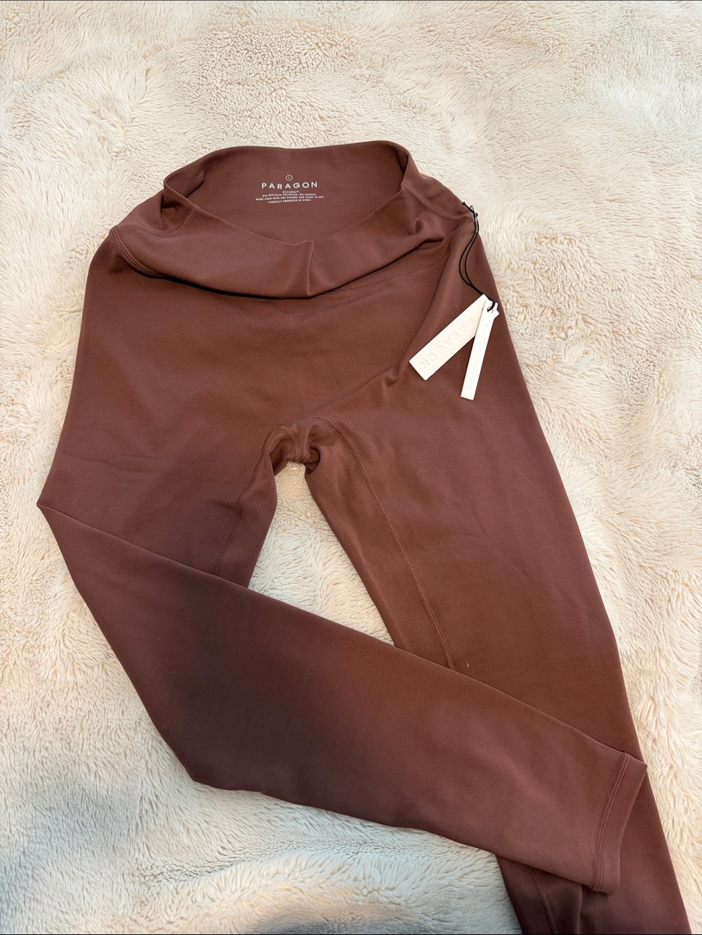 PARAGON Chocolate Brown High-Rise Leggings